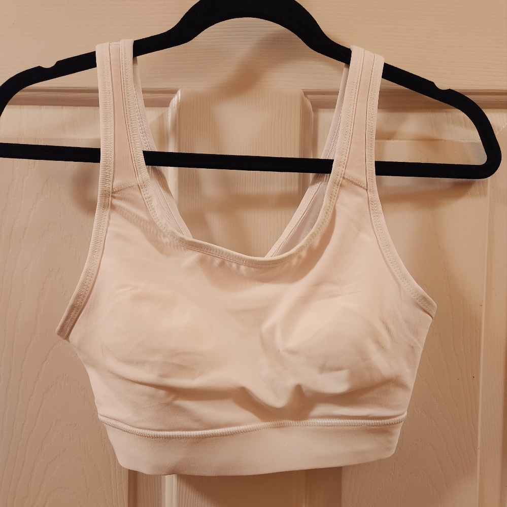 Jockey white sports bra medium